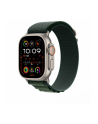 APPLE 49mm Dark Green Alpine Loop - Medium - Natural Titanium Finish - nr 2