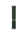 APPLE 49mm Dark Green Alpine Loop - Medium - Natural Titanium Finish - nr 5