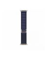 APPLE 49mm Navy Alpine Loop - Medium - Natural Titanium Finish - nr 1