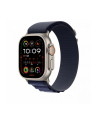 APPLE 49mm Navy Alpine Loop - Medium - Natural Titanium Finish - nr 2