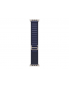 APPLE 49mm Navy Alpine Loop - Medium - Natural Titanium Finish - nr 4
