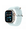 APPLE 49mm Ice Blue Ocean Band - Natural Titanium Finish - nr 2