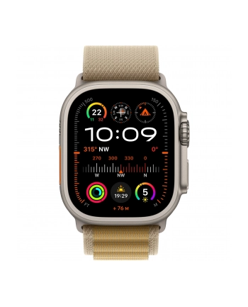 APPLE 49mm Tan Alpine Loop - Small - Natural Titanium Finish nr 2