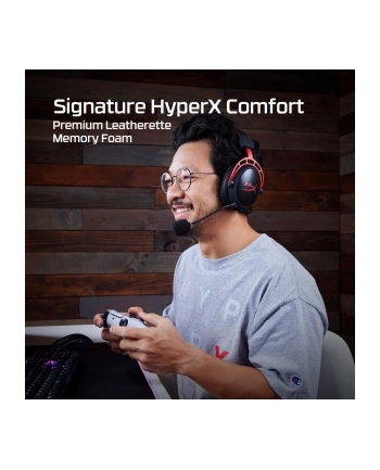 hp inc. HP HyperX Cloud Alpha Wireless Kolor: CZARNY gaming headset