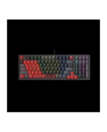 A4TECH Klawiatura mechaniczna BLOODY S98 USB Sports Red BLMS Red Plus Switches