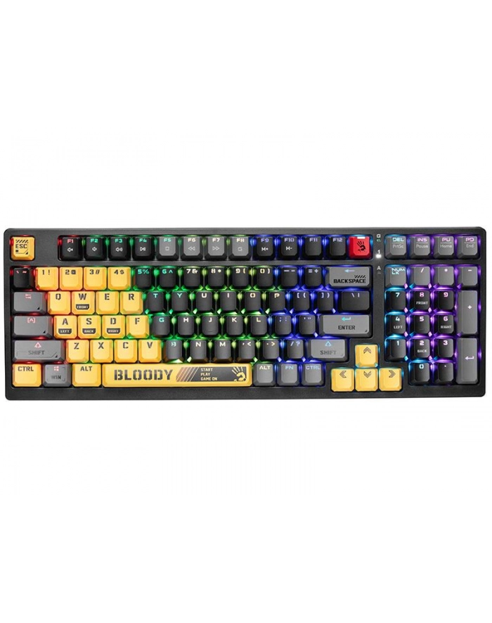 A4TECH Klawiatura mechaniczna BLOODY S98 USB Sports Lime BLMS Red Plus Switches główny