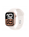 apple Watch Series 10 GPS + Cellular, koperta 42 mm z aluminium w kolorze różowego złota z paskiem sportowym w kolorze łagodnego różu - rozmiar M/L - nr 1