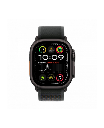 apple Watch Ultra 2 GPS + Cellular, koperta 49 mm z tytanu w kolorze czarnym z opaską Trial S/M w kolorze czarnym