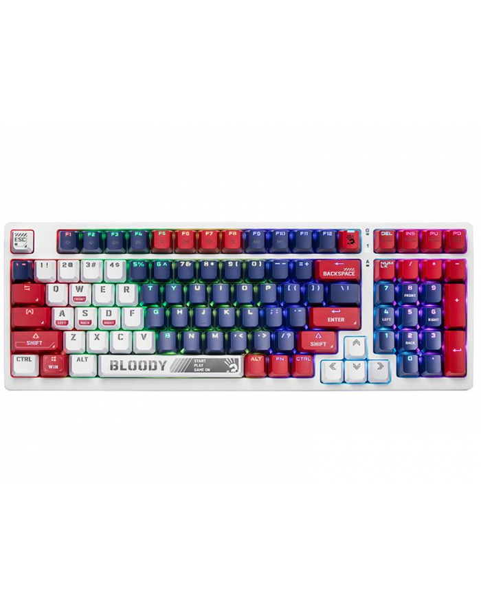 A4TECH Klawiatura mechaniczna BLOODY S98 USB Sports Navy BLMS Red Plus Switches główny
