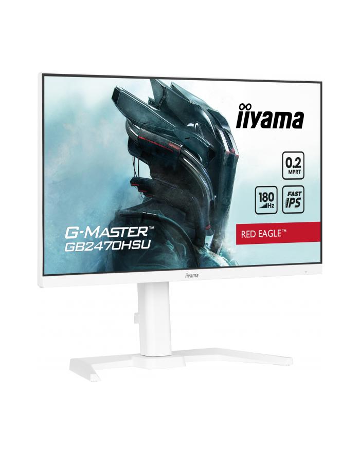 iiyama Monitor 24 cale GB2470HSU-W6 0.2ms, IPS, DP, HDMI, 180Hz, 300cd główny