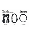 iiyama Monitor 24 cale XUB2497HSN-W2 IPS, USB-C Dock, HDMI, DP, 300cd, Pivot, HAS, biały - nr 5