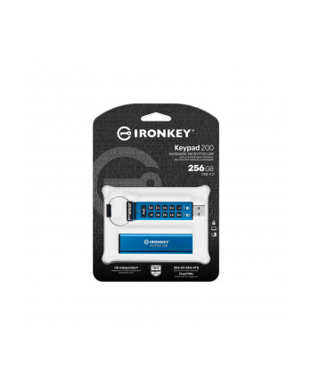 kingston Pendrive 256GB IronKey Keypad 200 FIPS140-3 Level 3 AES-256