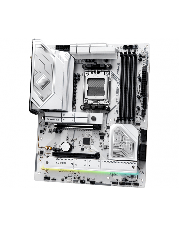 asrock Płyta główna X870 STEEL LEGEND WIFI AM5 4DDR5 M.2 ATX główny