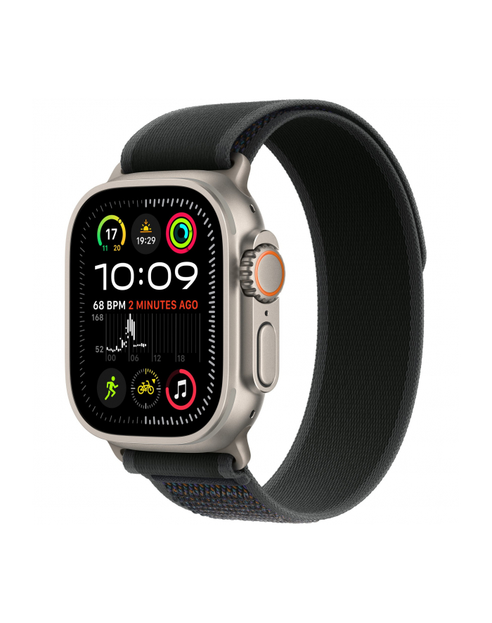 APPLE 49mm Black Trail Loop - S/M - Natural Titanium Finish główny