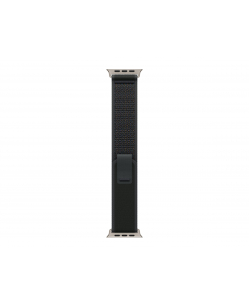 APPLE 49mm Black Trail Loop - M/L - Natural Titanium Finish