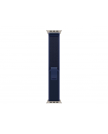 APPLE 49mm Blue Trail Loop - M/L - Natural Titanium Finish