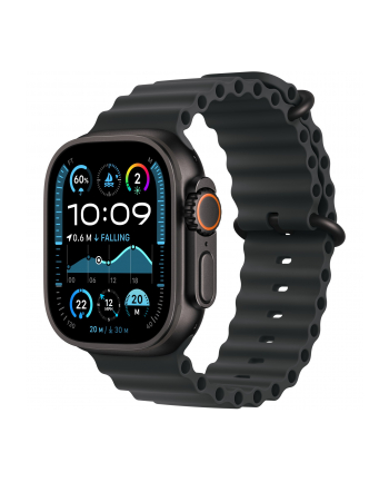 APPLE 49mm Black Ocean Band - Black Titanium Finish
