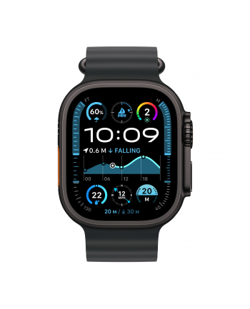 APPLE 49mm Black Ocean Band - Black Titanium Finish