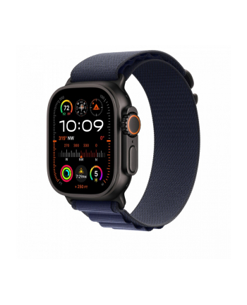 APPLE 49mm Navy Alpine Loop - Small - Black Titanium Finish