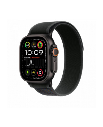 APPLE 49mm Black Trail Loop - M/L - Black Titanium Finish