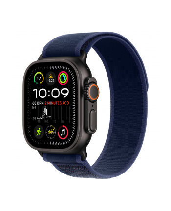 APPLE 49mm Blue Trail Loop - M/L - Black Titanium Finish