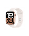 APPLE Watch Series 10 GPS 46mm Rose Gold Aluminium Case with Light Blush Sport Band - M/L - nr 1