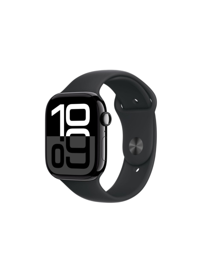 APPLE Watch Series 10 GPS + Cellular 46mm Jet Black Aluminium Case with Black Sport Band - S/M główny
