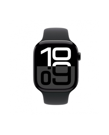 APPLE Watch Series 10 GPS + Cellular 46mm Jet Black Aluminium Case with Black Sport Band - S/M