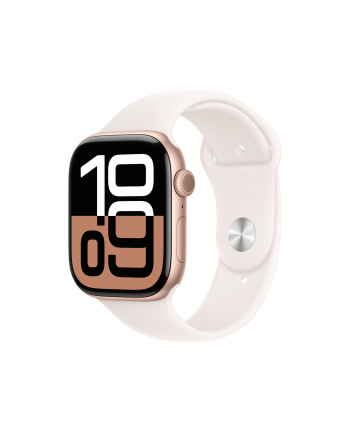 APPLE Watch Series 10 GPS + Cellular 46mm Rose Gold Aluminium Case with Light Blush Sport Band - M/L