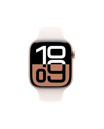 APPLE Watch Series 10 GPS + Cellular 46mm Rose Gold Aluminium Case with Light Blush Sport Band - M/L