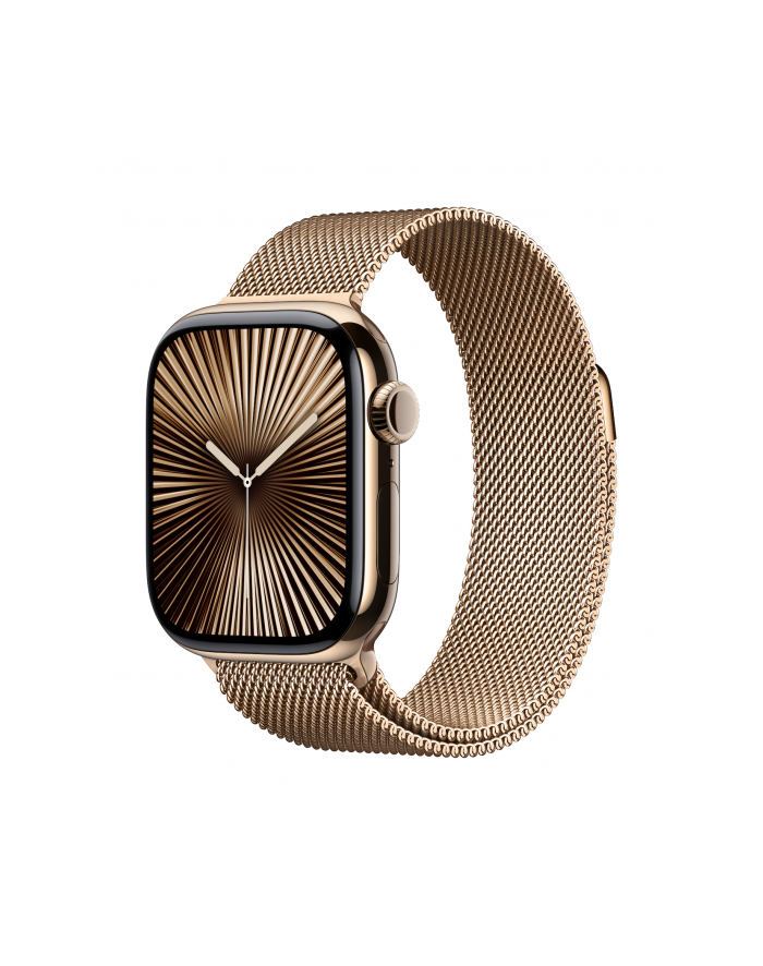 APPLE Watch Series 10 GPS + Cellular 42mm Gold Titanium Case with Gold Milanese Loop główny