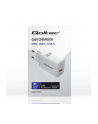 qoltec Ładowarka sieciowa 45W GaN | 5-20V | 1.5-3A | 1xUSB-C PD | 1xUSB QC 3.0 | Biała - nr 3