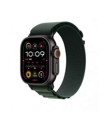 APPLE 49mm Dark Green Alpine Loop - Small - Black Titanium Finish nr 1