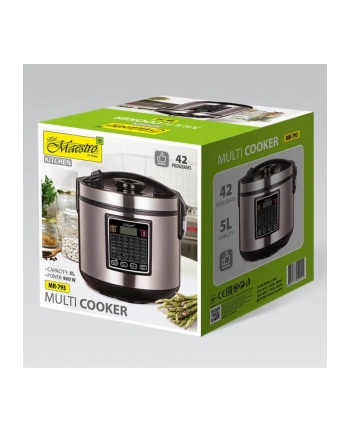feel-maestro Multicooker 5 l, 42 programy, 900W  MR-793 nr 1