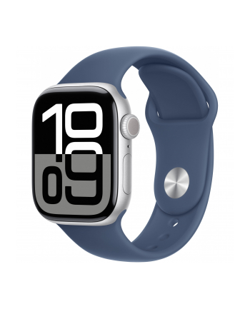 Apple Watch 10 42mm GPS+4G Alu Sport M/L Silver/Denim