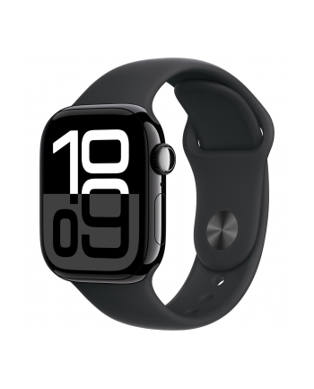 Apple Watch 10 42mm GPS+4G Alu Sport M/L Jet Black/Black