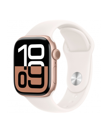 Apple Watch 10 42mm GPS+4G Alu Sport S/M Rose Gold/Light Blush