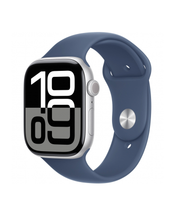 Apple Watch 10 46mm GPS+4G Alu Sport M/L Silver/Denim