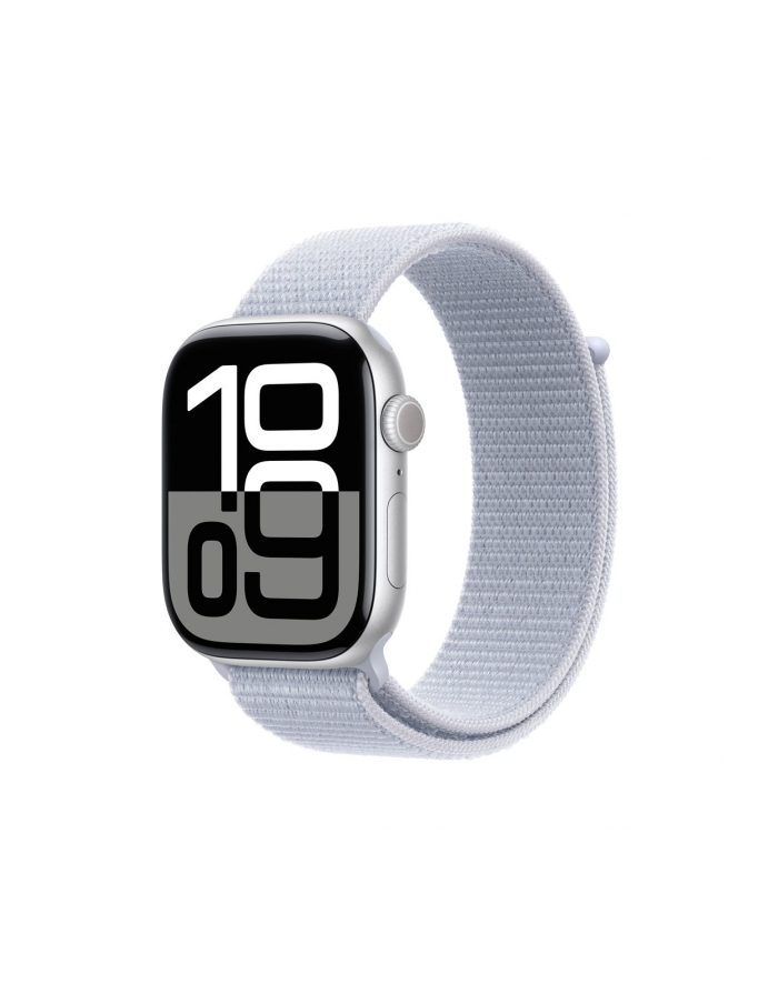 Apple Watch 10 46mm GPS+4G Alu Sport Loop Silver/Blue Cloud główny