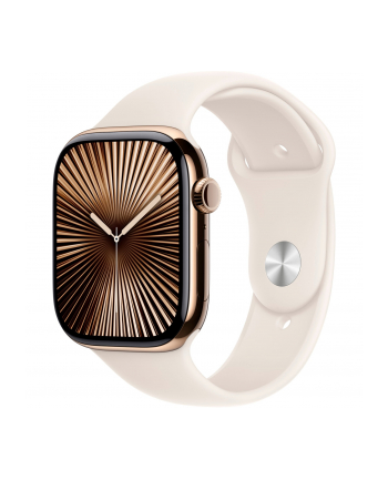 Apple Watch 10 46mm GPS+4G Titan Milanese S/M Gold/Starlight