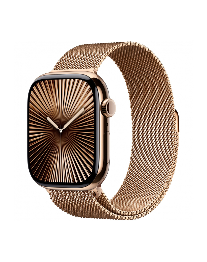 Apple Watch 10 46mm GPS+4G Titan Milanese Loop M/L Gold/Gold główny