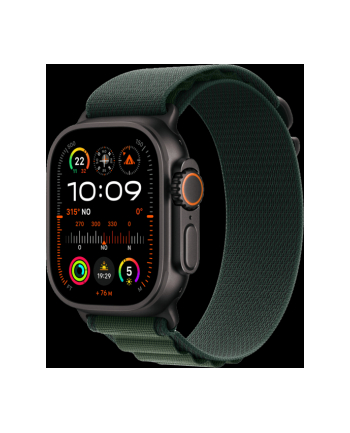 Apple Watch Ultra 2 49mm GPS+4G Titan Alpine Loop M Black/Green