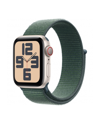 Apple Watch SE 40mm GPS+4G 3. Ge Sport Loop Starlight/Lake Green