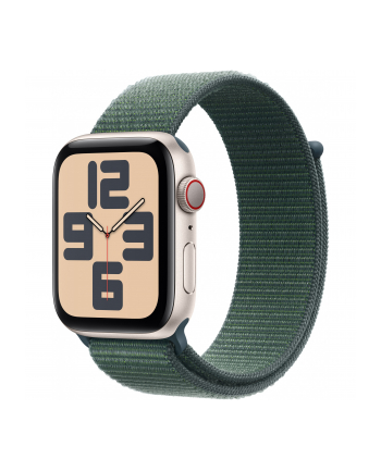 Apple Watch SE 44mm GPS+4G 3. Ge Sport Loop Starlight/Lake Green