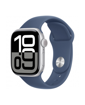 Apple Watch 10 42mm GPS Alu Sport S/M Silver/Denim