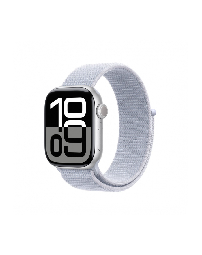 Apple Watch 10 42mm GPS Alu Sport Loop Silver/Blue Cloud główny