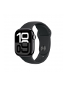 Apple Watch 10 42mm GPS Alu Sport S/M Jet Black/Black - nr 1