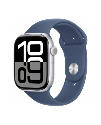 Apple Watch 10 46mm GPS Alu Sport S/M Silver/Denim