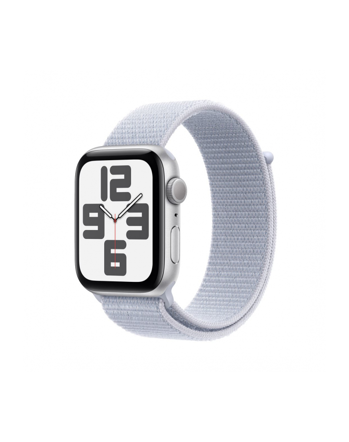 Apple Watch SE 44mm GPS 3. Gen Sport Loop Silver/Blue Cloud główny