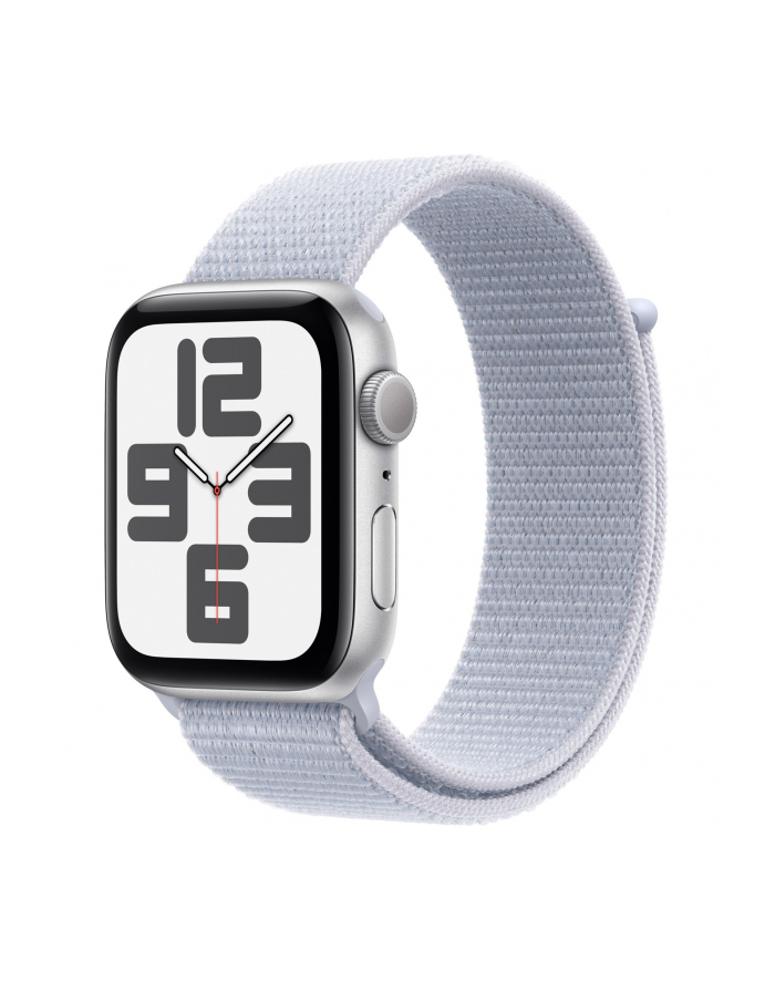 Apple Watch SE 44mm GPS 3. Gen Sport Loop Silver/Blue Cloud główny